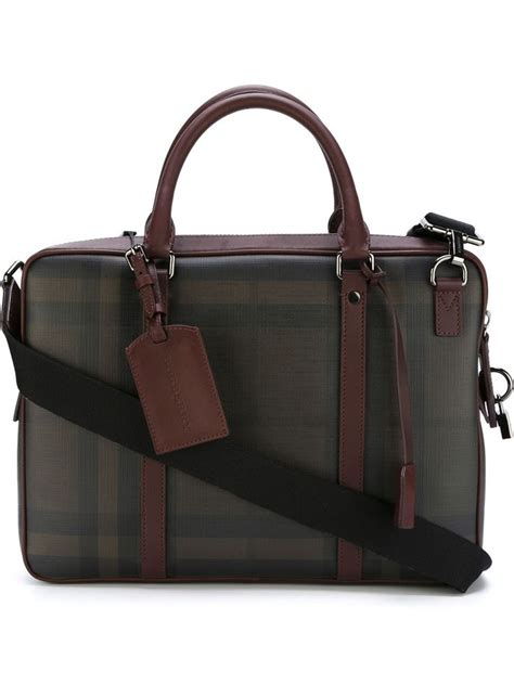 farfetch burberry laptop bag